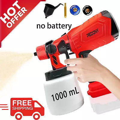 Brushless Airless Paint Sprayer For Milwaukee 18V Battery HVLP Spray Paint Gun • $40.99