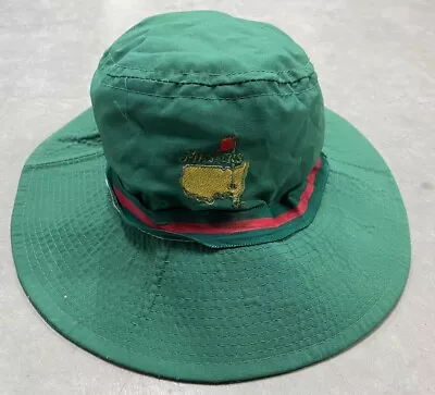 Vintage Masters Golf Augusta Bucket Boonie Hat Derby Size Lg/XL 80s 90s USA Made • $44.95