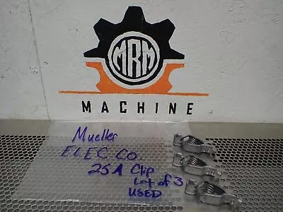 Mueller Electric Co. 25A Clips Used With Warranty (Lot Of 3) • $12.99