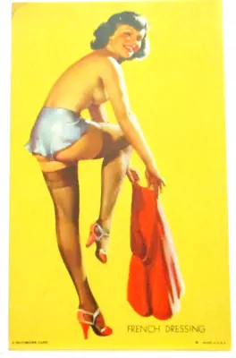 1940 Gil Elvgren Mutoscope Card  'french Dressing'  Glorified Glamour Girls - Ex • $11.19