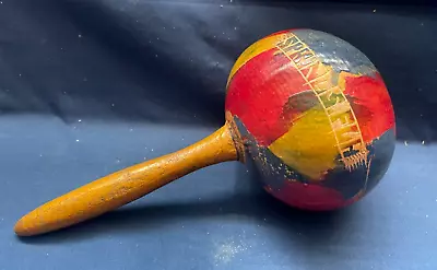 Vintage Hand-Made Hand Carved Springs Fun Folk Art Maraca Caribbean • $12