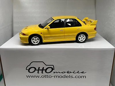 Otto Mobile 1/18 OT382 Mitsubishi Lancer Evolution III EVO 3 Dandelion Yellow • $139.90