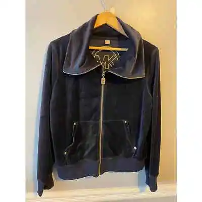 Michael Kors Women's Velour Zipper Jacket Size XL • $45