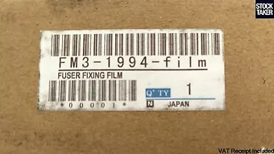 Genuine Canon FM3-1994-Film Fuser Fixing Film VAT Invoice • £79.95