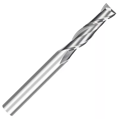 Carbide End Mill 2 Flute Spiral Router Bit 4mm 6mm Shank CNC Router Bits Cutter • £8.75