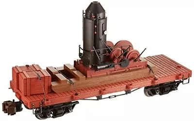 Bachmann Industries Log Skidder With Crate On 20' Log Car - Large  G  Rolling... • $153.69