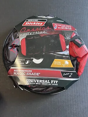 Sunshade Genuine Dickies Red Pinstripe Magic Shade Universal Fit- 2 PC  • $14