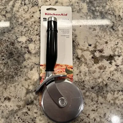 KitchenAid Stainless Steel Blade PIZZA WHEEL Cutter W/ Finger Guard NEW • $11.75