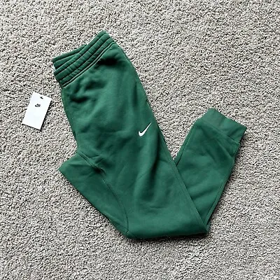 NEW Nike Joggers Club Fleece Tapered Sports Pants Green 716830-341 Mens Size M • $29