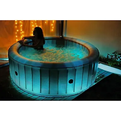 Mspa Starry 6 Person Hot Tub. Fantastic Looking Hot Tub. 138 Air Jets LED • £209