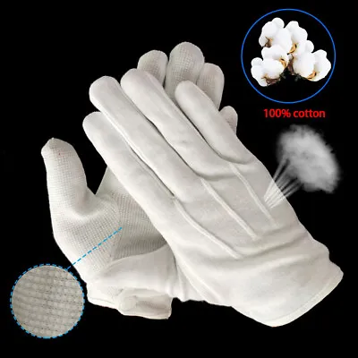 Pure White Waiters Glovesservingkitchencateringfood Fancy Dresshalloween • £2.25