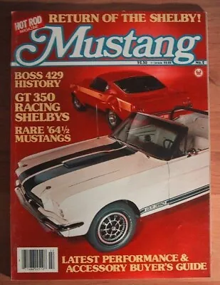 MUSTANG By HOT ROD 1981 #2 - GT350R BOSS 9 YEAGER • $12.95