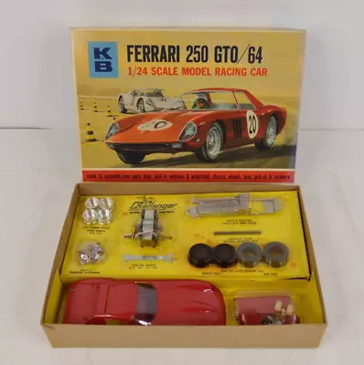 NEW K&B Ferrari 250 GTO/64 Slot Car Racing Kit 1/25 Scale Challenger Sidewinder • $359.99