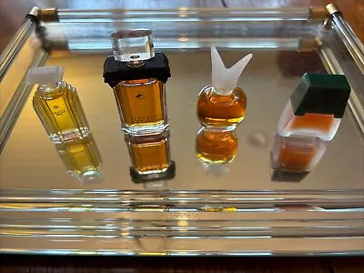 Vintage Miniature Mini Perfume Bottles Lot Of  4 Various Brands • $9.99