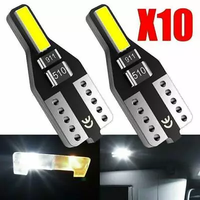 10x T10 501 194 W5W 7020SMD LED Car CANBUS Error Free Wedge Light Bulb White Hot • $3.04