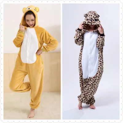 £13.99 • Buy Leopard Bear Rilakkuma Onesiee Kigurumi Fancy Dress Costume Hoody Pajama Gift