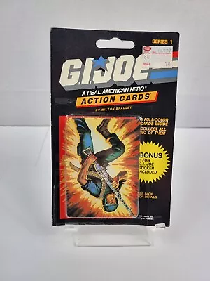 Vintage 1986 G.I. Joe Action Cards  Rock N Roll  Factory Sealed Pack - Error • $125