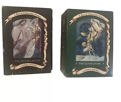Lemony Snicket A Series Of Unfortunate Events Book Hardcover  123 Set 101112 • $28