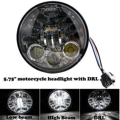 5.75  Motorcycle Dot Projector LED Turn Light Bulb Headlight DRL For Harley • $45.50