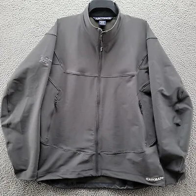 Arc'teryx Men's Jacket Softshell Full Zip Gray Size XL Gatorade Embroidery • $99.99