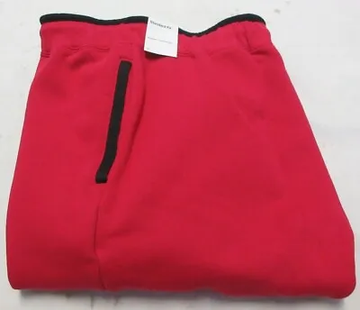 Nike Air Jordan Men's Jump Man Standard Fit Active Red Fleece Pants Size XL • $49.99