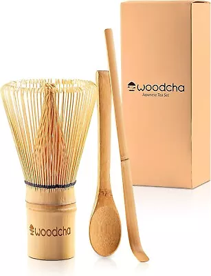 Woodcha Matcha Set Included Whisk (Chasen) Scoop (Chashaku) Spoon Handmade Kit • $14.50