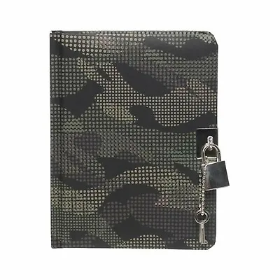 £8.99 • Buy Notebook With Lock Diary Journal Camouflage Design