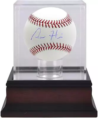 Aaron Hicks New York Yankees Signed Baseball And Mahogany Baseball Display Case • $139.99