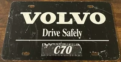 Volvo Drive Safely C70 Booster License Plate Thick Sturdy PLASTIC • $34.99