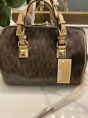 Michael Kors Grayson Monogram Duffle Satchel • $235