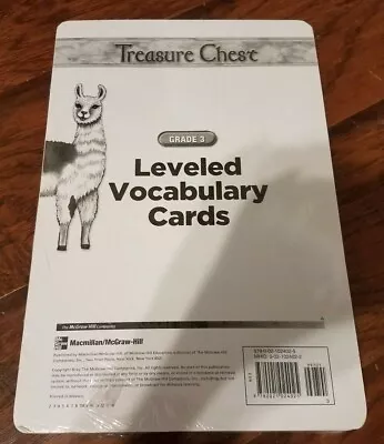 NEW MCGraw Hill Treasure Chest Grade 3 Leveled Vocabulary Cards • $9.95