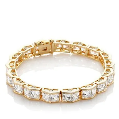 HSN Victoria Wieck Silver Vermeil Absolute Princess Peak 8  Tennis Bracelet • $237.48