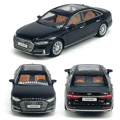 1/64 Scale Audi A8L Diecast Model Car Metal Vehicle Kids Toys For Boys Black • $22.63