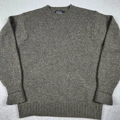 Pendleton Men's 100% Shetland Wool Knit Sweater Size Large Green Washable  • $39.95