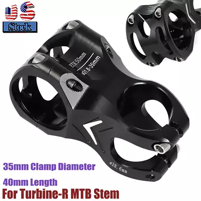 For Turbine-R MTB Stem 35mm Clamp Diameter 40mm Length Aluminum New • $26.03