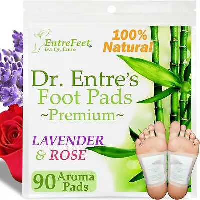 Dr. Entre's Detox Foot Pads(90 Pack) Body Patch For Cleansing Toxins Health Care • $29.99