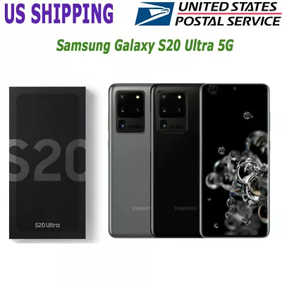 Sealed Samsung Galaxy S20 Ultra 5G 128GB G988U Verizon AT&T GSM Unlocked Phone • $294.50