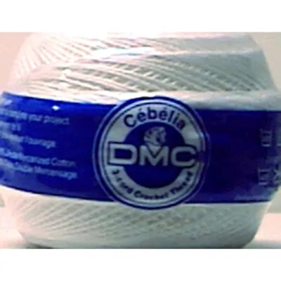 DMC/Cebelia Crochet Cotton Size 20-Bright White 167G 20-B5200 • $12.96