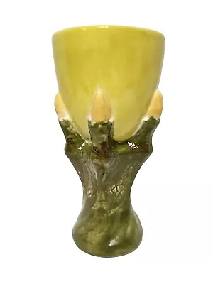 Dragon Claw Ceramic Goblet Chalice Hand Painted Medieval Fantasy Cup - 7.5  H • $42.74