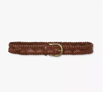 Cabi New NWT Plait Belt #6157 Brown Size XS - XL Was $99 • $74.25