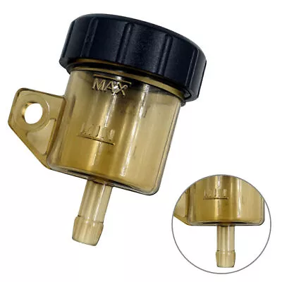 Front Brake Clutch Tank Cylinder Fluid Oil Reservoir Cup Universal Coffe Color • £8.88