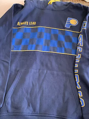 Ultra Game NBA Indiana Pacers Mens Hoodie Sweatshirt Navy Blue Size M Free Ship  • $26.89