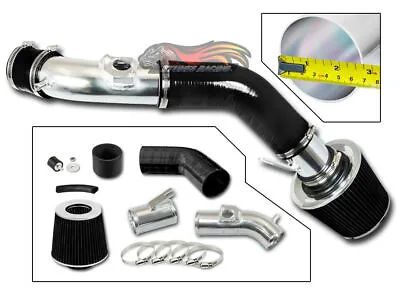 BLACK 10-12 For Mazda 3 Mazda3 2.5L L4 Cold Air Intake Racing System +Filter • $94.99