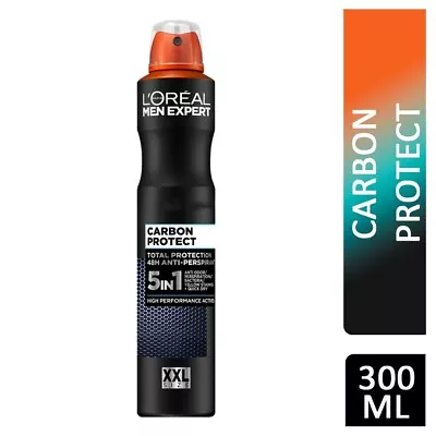 L'oreal Men Expert New Carbon Protect 5-In-1 Anti Perspirant Deodorant XXL 300ml • £6.99