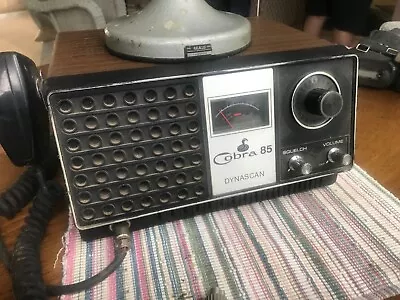 Vintage Cobra 85 Dynascan CB Base Station Plus D-104 Microphone And Standard Mic • $229