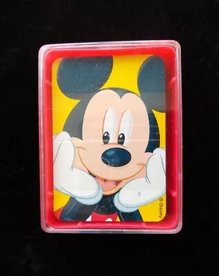 Disney Mickey Mouse Playing Cards Mini Deck New/sealed In Plastic Case • $6.49