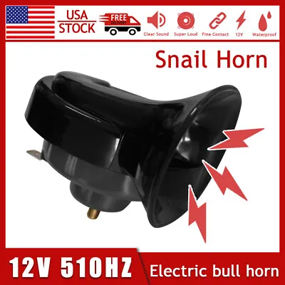 12V Waterproof Loud 300DB Universal Motorcycle Car ATV Scooter Snail Auto Horn • $7.79