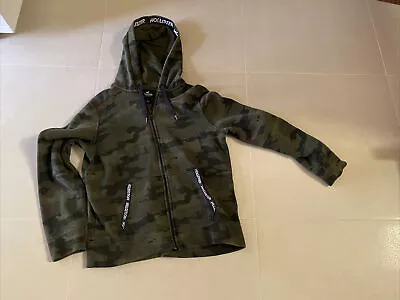 Hollister Men Hoodie Army Jacket  Size L • $29.95