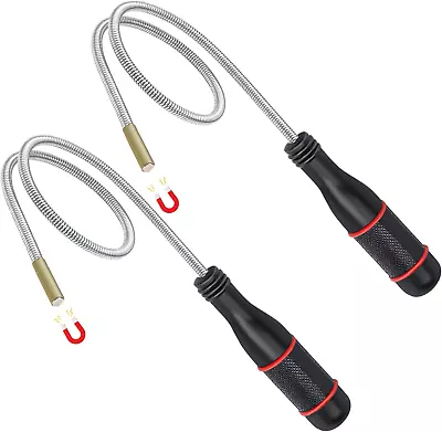 2Pcs Flexible Magnetic Pickup Tool Windspeed Bendable Magnet Pickup Tool Sweepe • $12.63