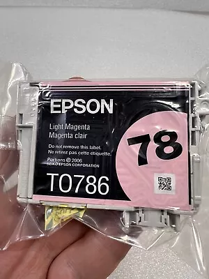 New Epson 78 Light Magenta Printer Ink Cartridge (T078420) Fresh Exp. 12/2024 • $19.99